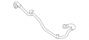 Патрубок системы охлаждения Mercedes W167 GLE 450 20-26