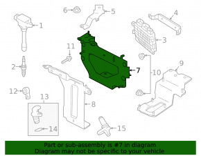 Кронштейн блока ECU Infiniti QX50 19-25