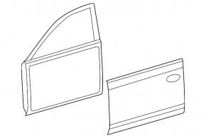 Дверь в сборе передняя левая Toyota Camry v50 12-14 usa