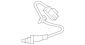 Sondă Lambda a doua Land Rover Range Rover Sport 23-25 3.0