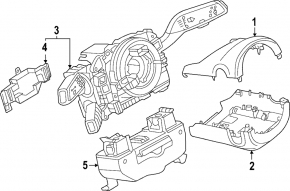 Блокировка рулевой колонки Volkswagen ID.4 21-26