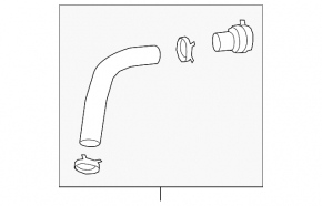 Furtun de răcire inferior Hyundai Kona 22-23 2.0