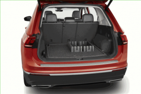 Коврик багажника ткань VW Tiguan 18-24 черный, под 2 ряда, под химчистку