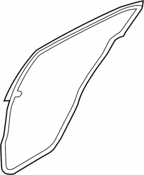 Уплотнитель двери задней левой Infiniti G25 G35 G37 4d 06-15