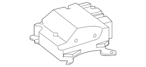 Модуль srs airbag компьютер подушек безопасности Mercedes W213 E 17-23