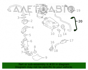 Лямбда-зонд второй Nissan Altima 19-25 fwd 2.5