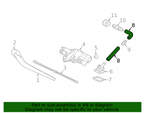 Tuburi duză spălător faruri Volvo XC60 21-26 (2 piese)