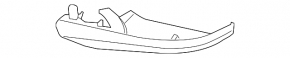 Крышка бокового зеркала левая BMW 4 F32/33/36 14-20 нижняя, Shadow-Line