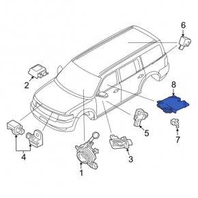 OCCUPANT MODULE Ford Flex 13-19