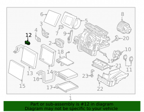 Клапан печки кондиционера Ford Escape MK3 17-19