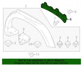 Suport căptușeală aripă spate stânga Mazda CX-50 25-26 hybrid
