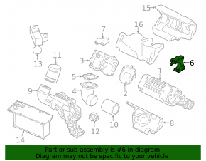 Кронштейн компрессора Nissan Pathfinder 13-14 hybrid
