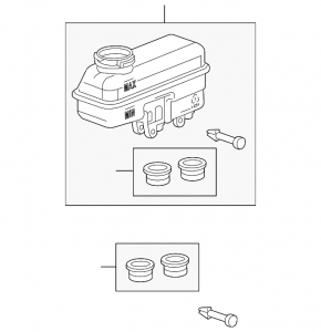 Бачок ГТЦ GMC Terrain 10-17