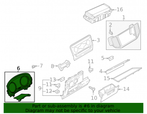 Capac bord VW Atlas 20-23 gri
