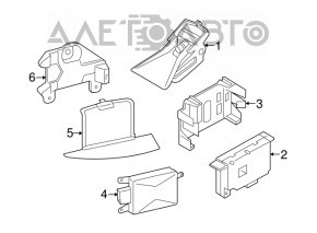 Датчик слепых зон BSM правый BMW 4 F32/33-20 14-20 кабрио, Coupe