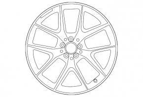 Диск колесный R20 x 9.5J ET22 Mercedes GLC 20-22 AMG pkg