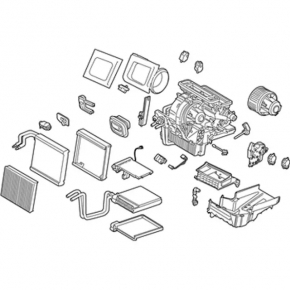 Печка в сборе Ford Escape MK3 17-19 рест