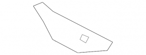 Крепление переднего бампера правое Lexus RX350 RX450h 10-12