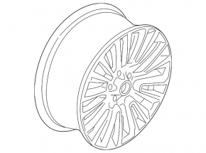 Комплект дисков R19 4шт Lincoln MKZ 13-16 тип 2 хром