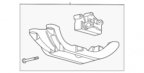 Опора АКПП с подушкой Ford Explorer 20-25 2.3T AWD