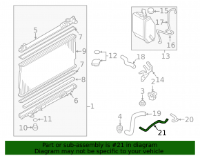 Conductă radiator transmisie automată stânga Nissan 350Z 07-08