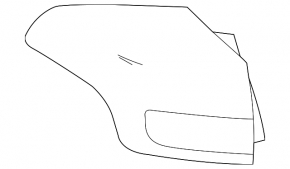 Lampa exterioară aripă dreapta Toyota Rav4 16-18 restilizată nouă neoriginală
