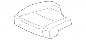 Пассажирское сидение VW CC 08-17 без airbag, электро, кожа черная с бежевыми вставками, перфорация, подогрев, стрельнувшее