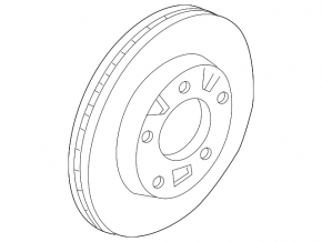 Placă de frână față stânga Mazda CX-7 06-09