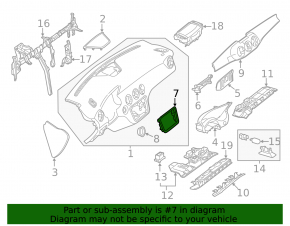 Обрамление радио Mercedes GLA 14-20 хром