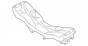 Подрамник передний Subaru Forester 14-16 SJ AWD