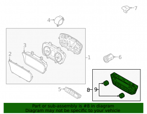 Управление климат-контролем Hyundai Sonata 18-19 manual с подогревом