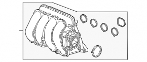 Коллектор впускной Honda Insight 19-22