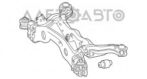 Подрамник задний Mercedes CLA 14-19 FWD