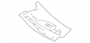 Решетка дворников левая пластик Lexus RX300 98-03