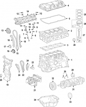 Натяжитель цепи балансира Mitsubishi Outlander Sport ASX 12-24