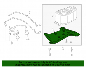 Защита топливного абсорбера Audi A6 C8 19-24