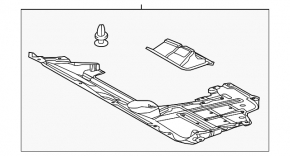 Защита двигателя Toyota Rav4 15-18 2.5