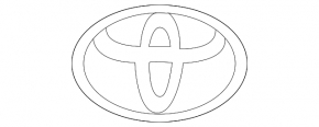 Emblemă logo TOYOTA hayon Toyota Rav4 19-24 hibrid