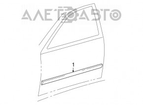 Накладка двери нижняя передняя левая Lexus IS200 IS300 99-01