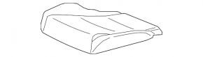 Водительское сидение Acura MDX 16-20 с airbag, электро, кожа черн