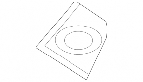 Ornament panou frontal pentru difuzorul dreapta, Audi Q5 8R 09-17, bej trufă, Band & Olufsen