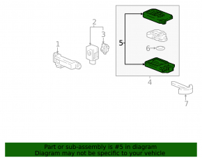 Ключ smart Honda Accord 18-20 hybrid 5 кнопок, DRIVER 1 потерт