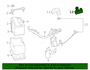 Клемма минусовая АКБ Subaru Outback 20-23