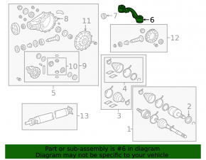 Крепление заднего редуктора Toyota Sequoia 08-16