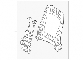Мотор регулировки наклона спинки водительского сиденья Toyota Camry v50 12-14 usa, без памяти сидений, без каркаса