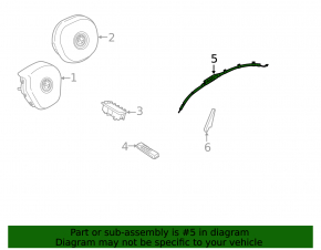 Подушка безопасности airbag боковая шторка левая BMW 3 G20 19-26