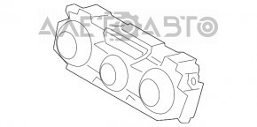 Управление климат-контролем Subaru Impreza 17-23 GK manual