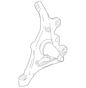 Цапфа передняя правая Mercedes W212 10-16 RWD