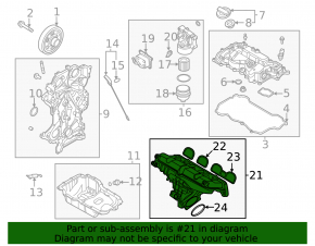 Коллектор впускной Hyundai Elantra 21-26 1.6