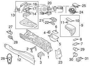 Control Unit Controller Touch BMW X3 F25 11-17